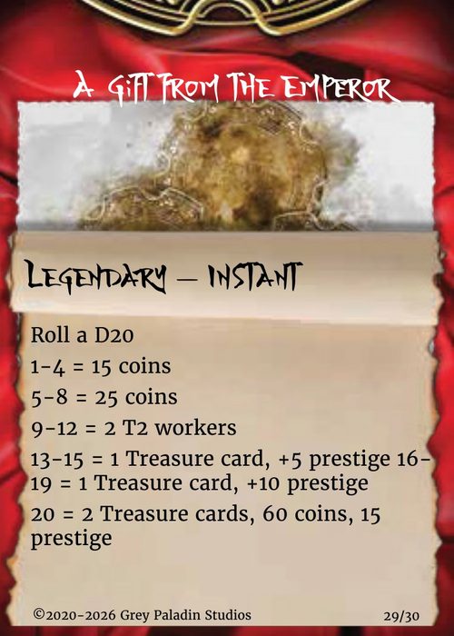 Prosperity card