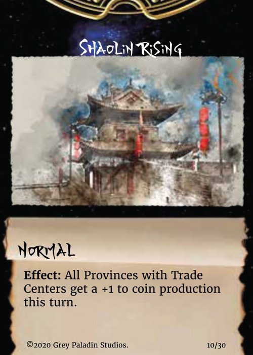 Global Event card