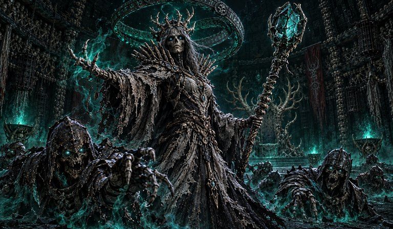 Card art: Korla the Minor Lich