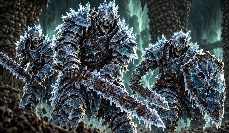 Card art: Skeletons of Frost